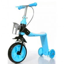 儿童滑板车剪刀车2-10岁 两用滑行车三轮轮滑车 发光轮可折叠款