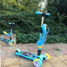 儿童闪光三轮滑板车滑行车儿童车脚踏双轮滑板车厂家直供童车