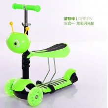 儿童滑板车四 五合一滑轮车滑行车 四轮闪光儿童滑行踏板车手推车