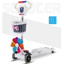 儿童滑板车2-3-6-8岁双脚蛙式剪刀四轮小孩玩具摇摆溜溜车