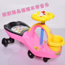 童车带音乐精品摇摆车新款儿童扭扭车1-3岁溜溜车妞妞车儿童