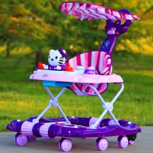 学步车新款带摇摆婴儿助步车带遮阳棚儿童学步车童车