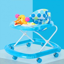 婴幼儿童宝宝学步车防侧翻多功能助步车可坐6/7-18个月带音乐折叠