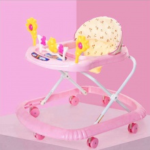 婴幼儿童宝宝学步车防侧翻多功能助步车可坐6/7-18个月带音乐折叠