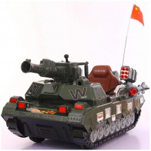 儿童电动坦克出租车宝宝汽车四轮可坐人广场出租可发炮弹玩具童车