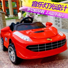 儿童电动车四轮双驱遥控汽车宝宝充电童车小孩玩具车可坐人摇摆车