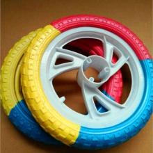 厂家直供儿童自行车发泡轮胎免充气童车轮胎12*16*18*20寸发泡胎