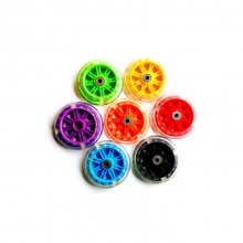 儿童自行童车辅助轮pvc静音闪光轮12 14 16 1820寸通用侧支撑小轮