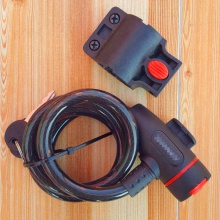 自行车钢缆锁钢丝锁钥匙锁自行车锁 单车钢缆锁 自行车锁电动车锁