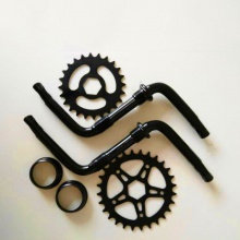 童车链轮曲柄 自行车曲柄 自行车链轮曲柄 连体拐童车自行车配件