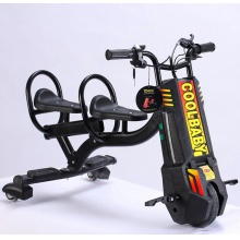 新款三轮卡丁车广场出租炫酷甩尾儿童双座双胞胎360漂移车