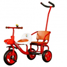 双人儿童三轮车脚踏车二胎双座童车宝宝婴幼手推车1-6岁双胞胎车