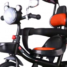 音乐灯光多用四合一儿童三轮车推车婴幼儿脚踏车1-3-5岁带棚批发