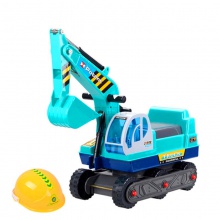 可坐可骑挖掘机推土机儿童滑行挖土机工程玩具车可坐人