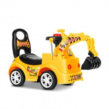 可坐可骑滑行车挖土机扭扭车学步车大号玩具车童工程车儿童挖掘机