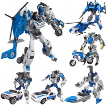海陆空五合一合体机器人 合金变形战神金刚 玩具男孩儿童批发