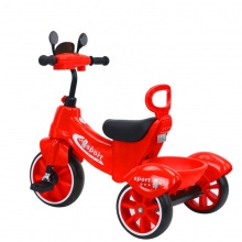 小孩3轮婴儿脚蹬三轮车儿童摩托车款儿童三轮车音乐灯光