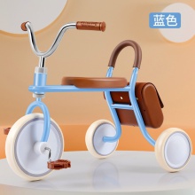 复古儿童三轮车 宝宝三轮脚踏车 高碳钢防侧翻三轮车