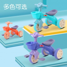 童车脚踏车1-5岁溜溜车灯光音乐男女宝宝幼儿滑行童车儿童三轮车