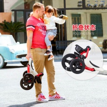 折叠脚踏车 1-3岁婴幼儿小孩童车 儿童三轮车