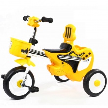 新款脚踏车2-6岁小孩三轮车童车防侧翻脚蹬车灯光音乐儿童三轮车