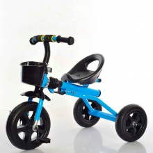 三轮钢制儿童三轮车 便于存放儿童三轮自行车 儿童折叠三轮车