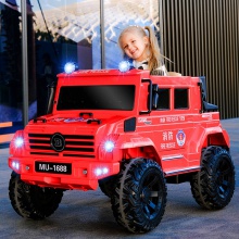 可做大人带宝宝四驱亲子越野车小孩四轮双人遥控玩具车儿童电动车