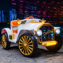 大号四轮遥控汽车可坐大人小孩双人四驱宝宝玩具老爷车儿童电动车