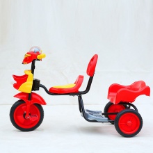 脚蹬车自行车儿童双人三轮车可坐可骑男女童车儿童三轮车批发
