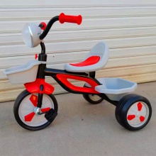 安全材料小孩三轮自行车 婴儿三轮车带音乐和灯光 儿童三轮车