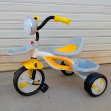 安全材料小孩三轮自行车 婴儿三轮车带音乐和灯光 儿童三轮车