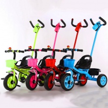 环保材料婴儿骑脚踏板三轮车 新款儿童三轮车自行车 玩具童车