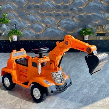 2022新款遥控户外儿童玩具电动童车 儿童电动挖掘机 儿童电汽车