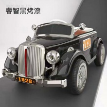 可坐大人小孩双人遥控车四轮玩具汽车 儿童亲子款电动高端老爷车