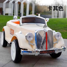 可坐大人小孩双人遥控车四轮玩具汽车 儿童亲子款电动高端老爷车