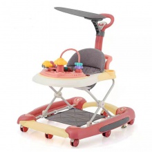 防O型腿手推助步车 早教音乐U型可折叠学步车 婴儿学步车