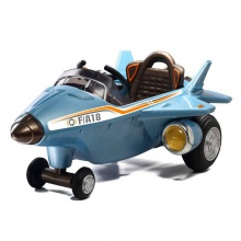 时尚设计 4轮飞机儿童电动骑行带音乐功率显示 儿童飞机电汽车