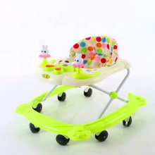 6/7-18个月宝宝防侧翻可折叠带音乐学步车 婴儿童学步车