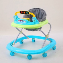 儿童学步车 8轮圆形婴儿学步车 婴儿童学步滑行车 童车玩具