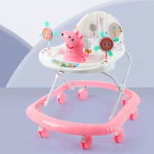 新款手推可坐起步学行车 男女孩幼儿童卡通助步车 婴儿学步车