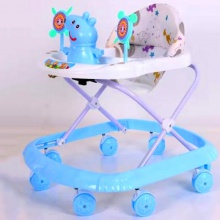 新款手推可坐起步学行车 男女孩幼儿童卡通助步车 婴儿学步车