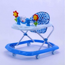 婴儿玩具车 高度可调节折叠音乐婴儿学步车带玩具