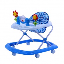 婴儿玩具车 高度可调节折叠音乐婴儿学步车带玩具