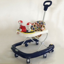 新款婴儿车儿童带音乐防侧翻 带推把宝宝学步车6-18个月
