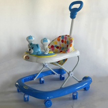 新款婴儿车儿童带音乐防侧翻 带推把宝宝学步车6-18个月