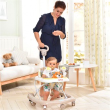 新款婴儿车儿童带音乐防侧翻 带推把宝宝学步车6-18个月