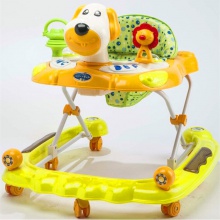 卡通狗和狮子摇杆婴儿学步车 带篷推杆婴儿学步车 儿童学步车