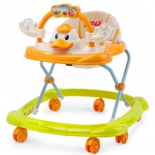 新款婴儿宝宝防侧翻防o型腿儿童音乐学步车 折叠男女婴儿学步车