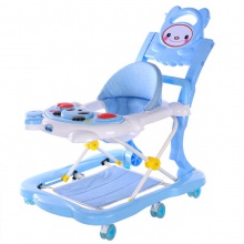 宝宝小孩手推车 6/7-18个月防侧翻u型脚步车 婴幼儿童学步车