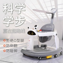 防o型腿防侧翻可坐可推男女孩宝宝儿童小孩助步车 婴儿学步车